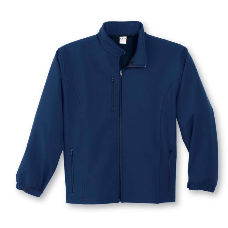 MENS 3 LAYER FLEECE BONDED SOFT SHELL JACKET