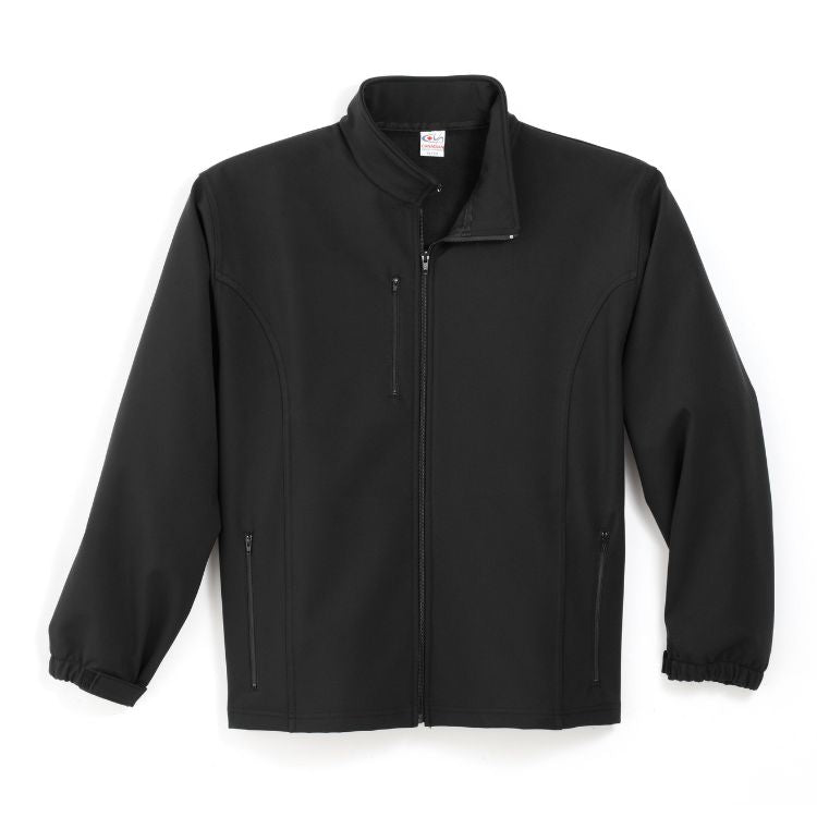 MENS 3 LAYER FLEECE BONDED SOFT SHELL JACKET