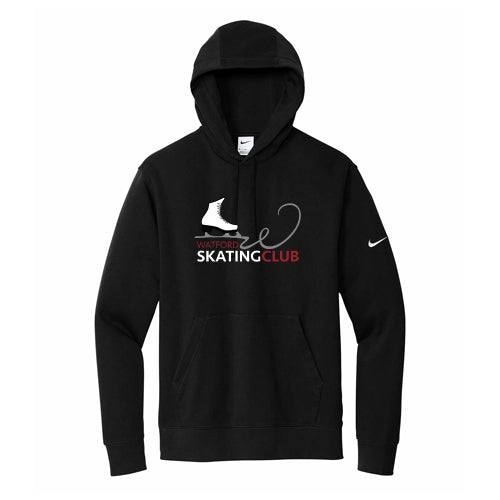 Watford Skating Club Adult Nike Club Fleece Sleeve Swoosh Pullover Hoodie