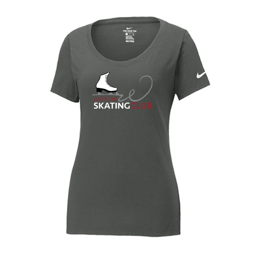 Watford Skating Club Ladies' Nike Dri-FIT Cotton/Poly Scoop Neck Tee