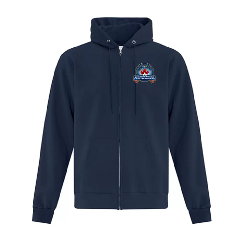 MLEOA of Ontario Adult Everyday Fleece Full Zip Hooded Sweatshirt