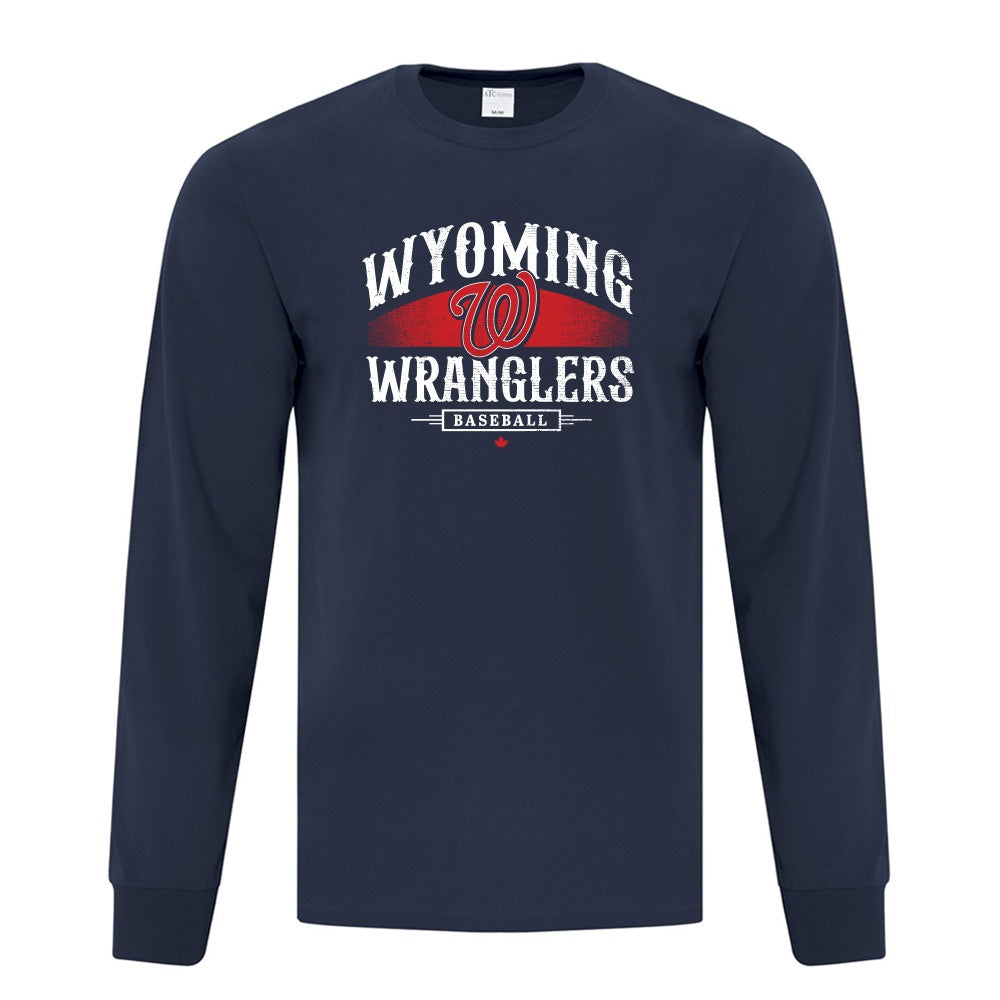 Wyoming Wranglers Adult Cotton Long Sleeve