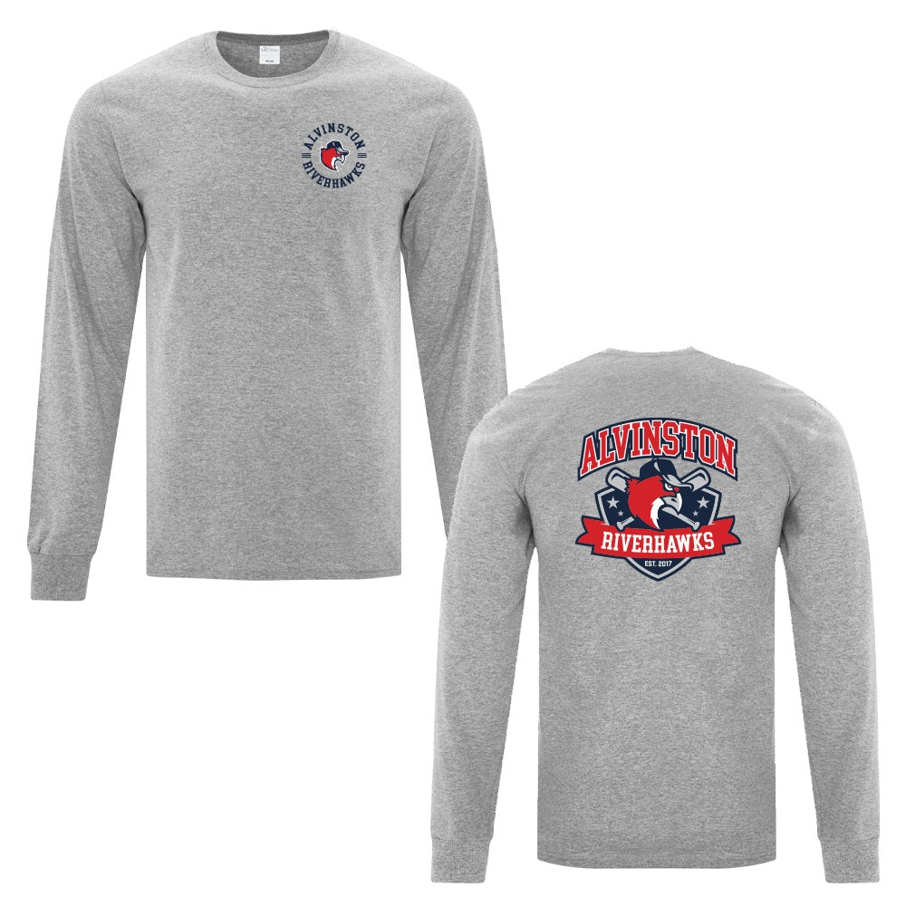 Alvinston Riverhawks Adult Cotton Long Sleeve