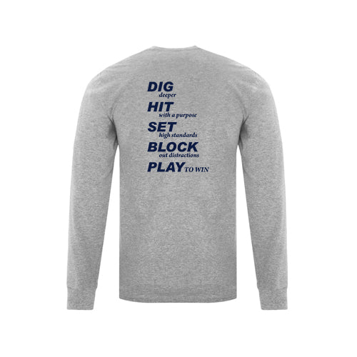 Twin Bridges Volleyball Youth Everyday Cotton Long Sleeve T-Shirt