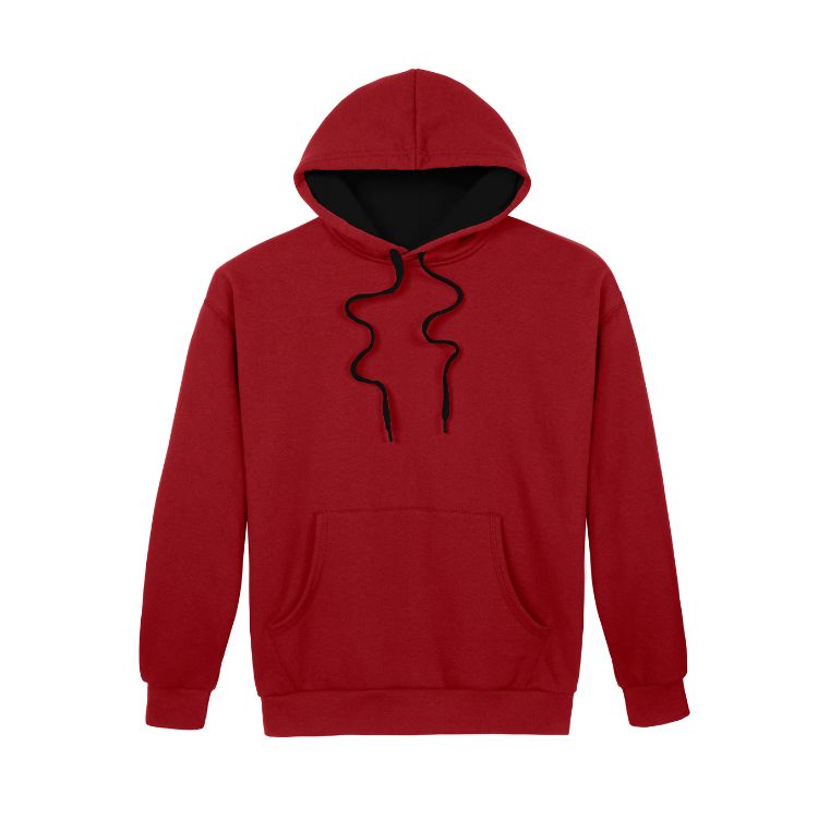 PULLOVER CONTRAST HOODED SWEATSHIRT