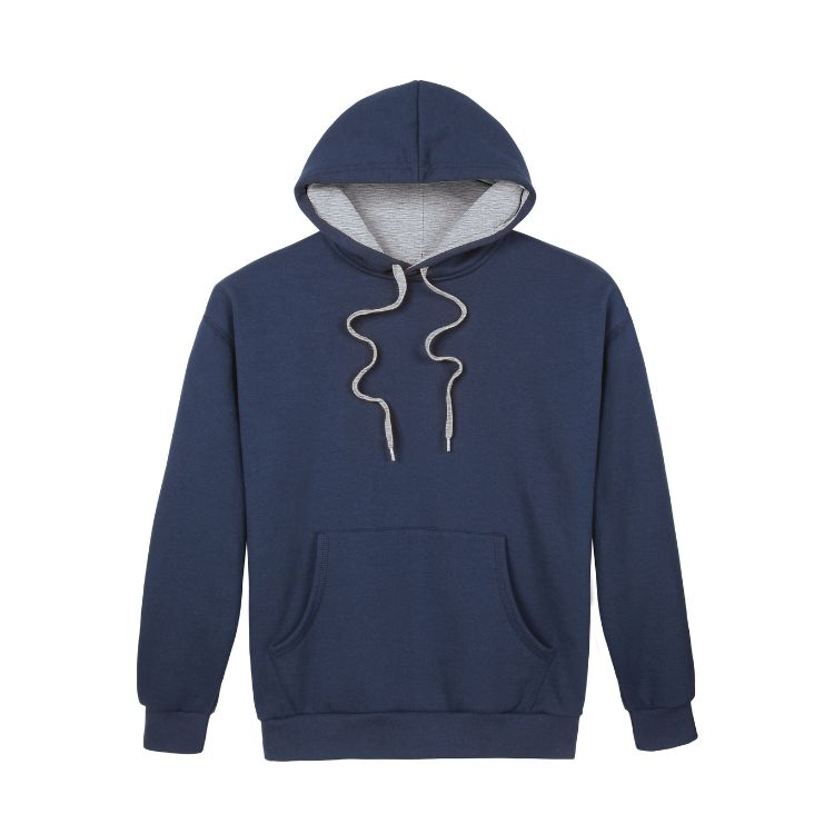 PULLOVER CONTRAST HOODED SWEATSHIRT