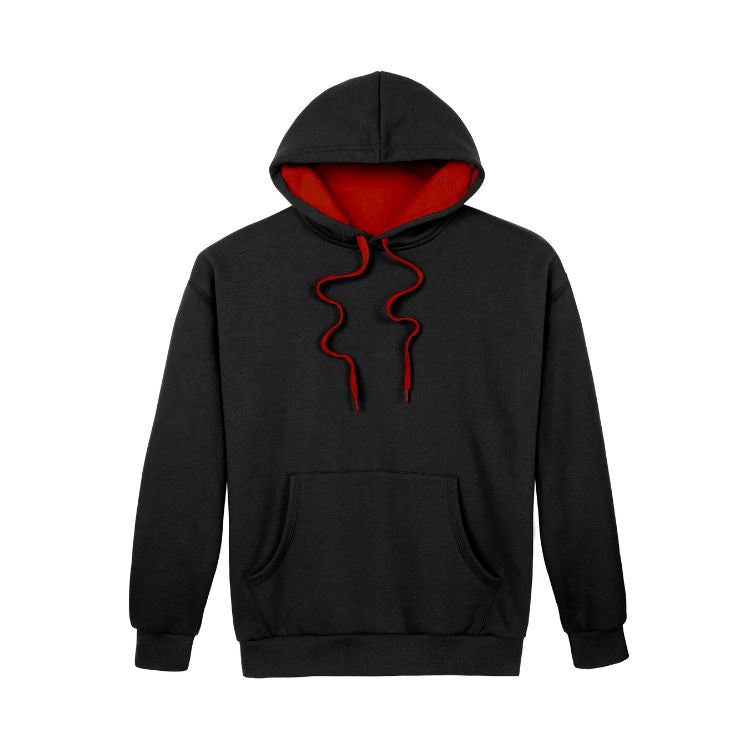 PULLOVER CONTRAST HOODED SWEATSHIRT