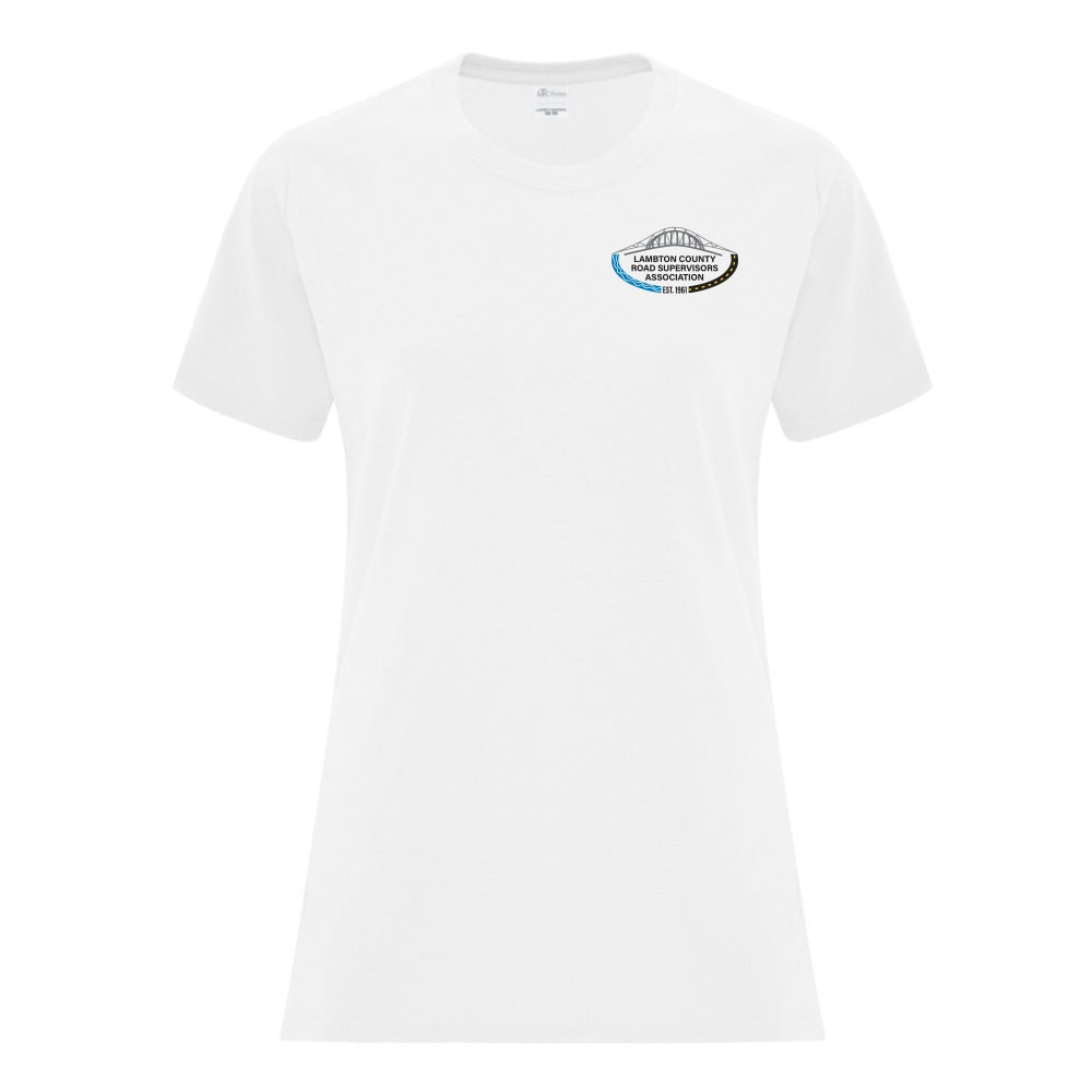 Lambton County Road Supervisors Ladies' Cotton T-Shirt