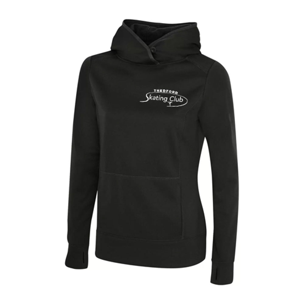 Thedford Skating Club Ladies' Game Day Fleece Hooded Sweatshirt