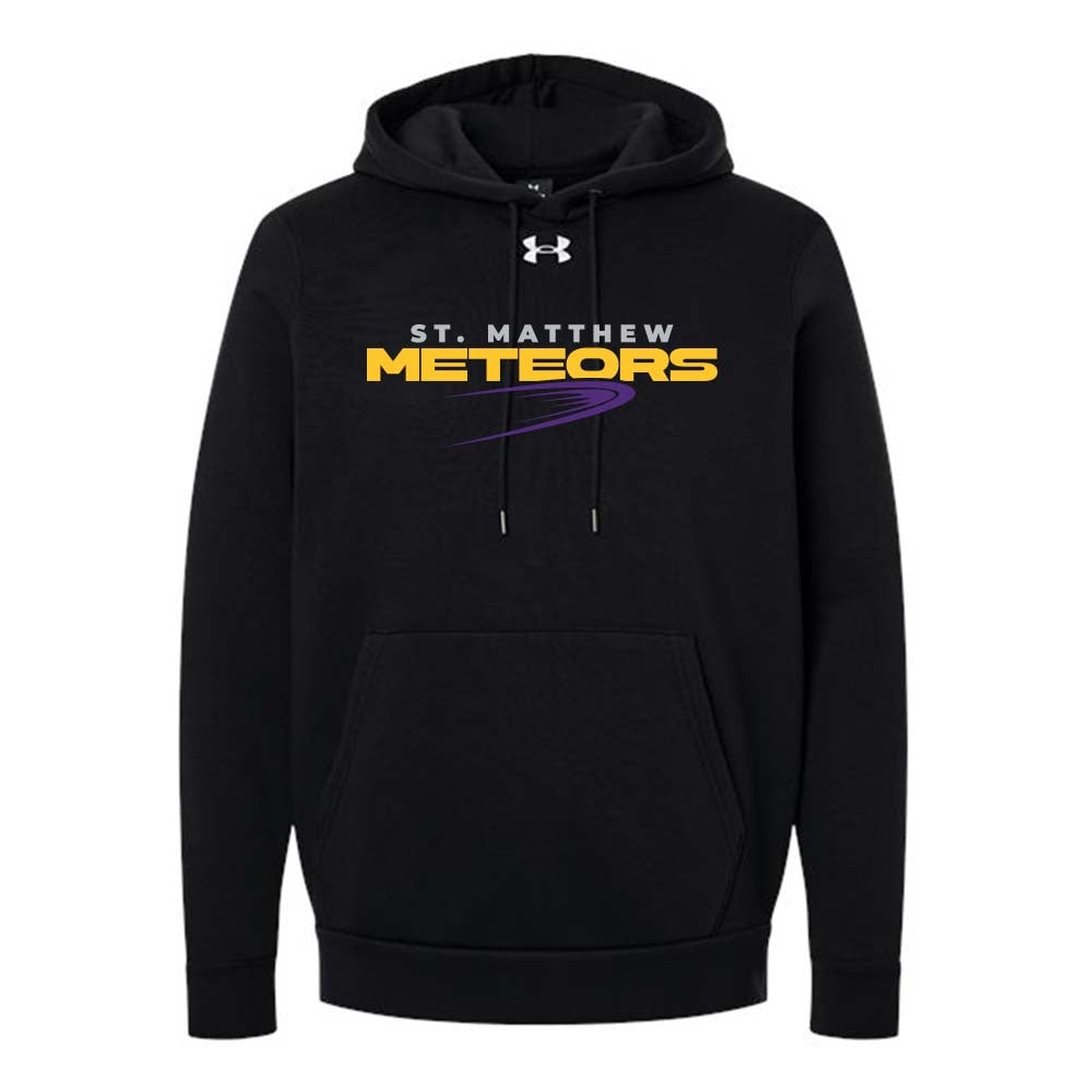 St Matthew Adult Under Armour Team Icon Fleece Hooded Sweatshirt
