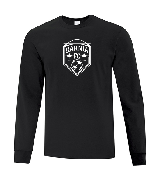 Sarnia FC Adult Cotton Long Sleeve T-Shirt