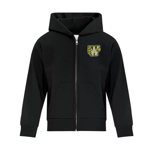 Plympton-Wyoming Youth Everyday Fleece Full Zip Hooded Sweatshirt