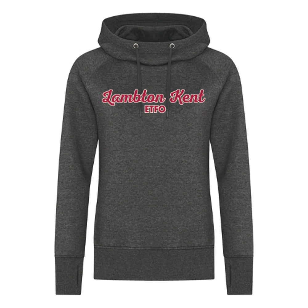 Lambton Kent ETFO Ladies' Twill Vintage Hooded Sweatshirt