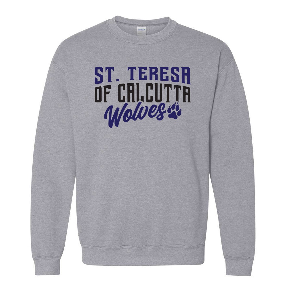 St. Teresa of Calcutta Adult Heavy Blend Crewneck Sweatshirt