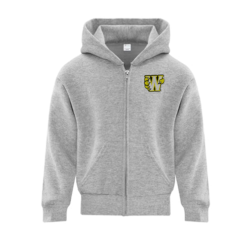 Plympton-Wyoming Youth Everyday Fleece Full Zip Hooded Sweatshirt