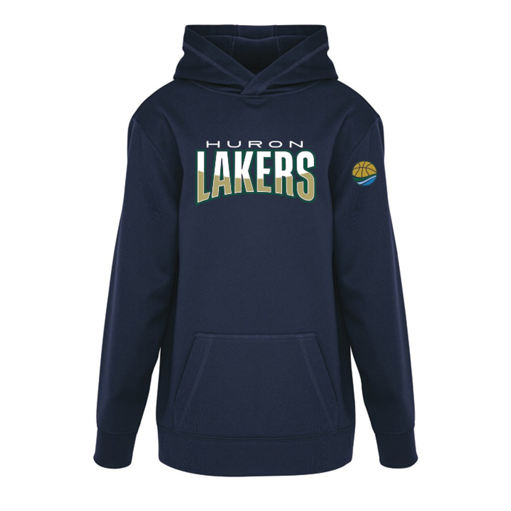 Huron Lakers Youth Game Day Fleece Hooded Sweatshirt