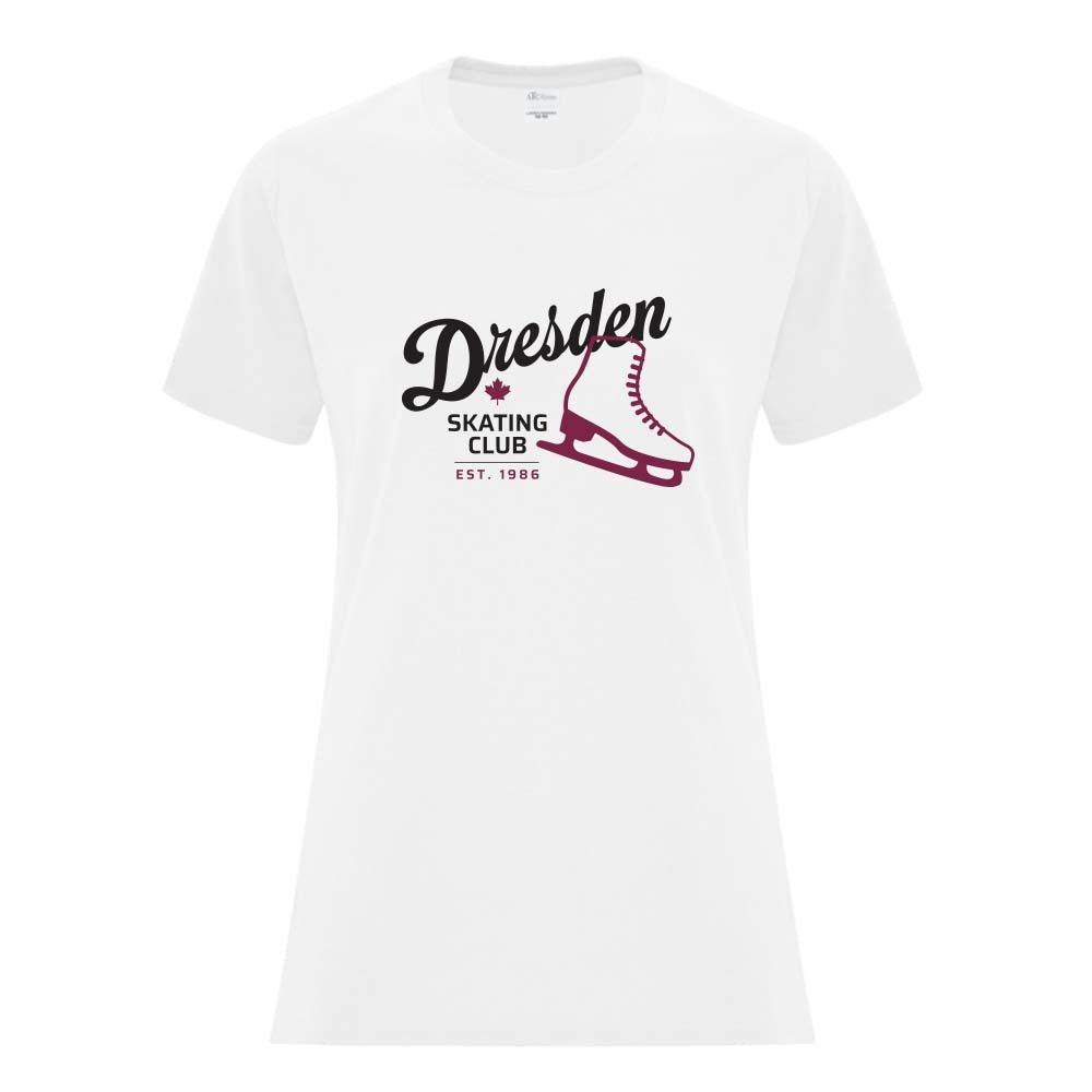 Dresden Skating Club Ladies' Cotton T-Shirt