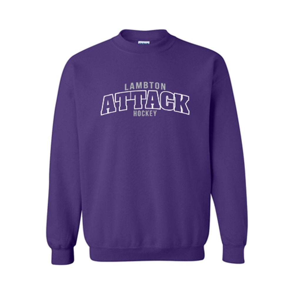U11 Team 3 Lambton Attack Adult Crewneck Sweatshirt
