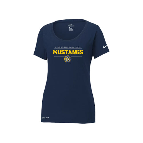 Alexander Mackenzie Ladies' Nike Dri-FIT Cotton/Poly Scoop Neck Tee