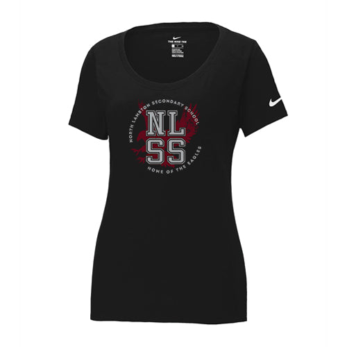 North Lambton Ladies' Nike Dri-FIT Cotton/Poly Scoop Neck Tee