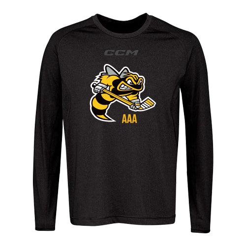 Lambton Jr Sting AAA Youth CCM Long Sleeve Training Tee
