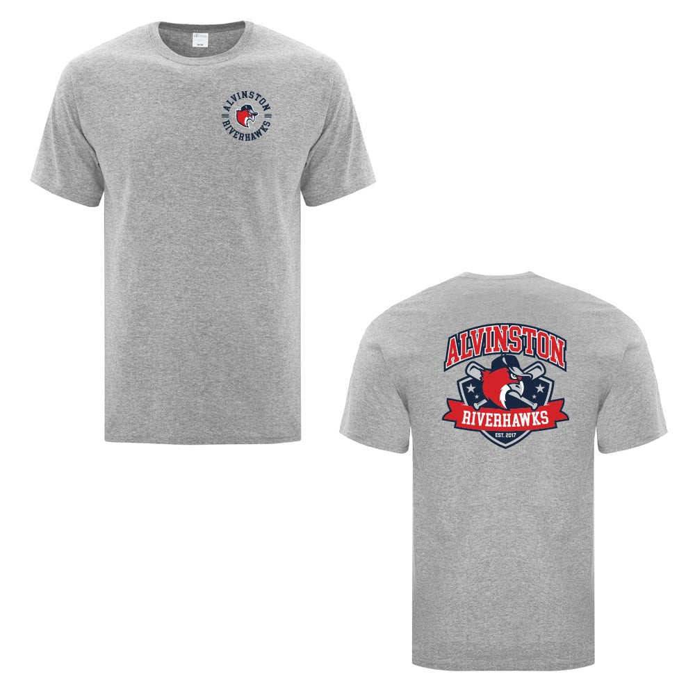 Alvinston Riverhawks Adult Cotton T-Shirt