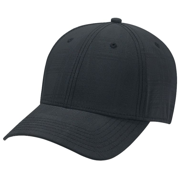 POLYESTER PLAID SPANDEX HAT