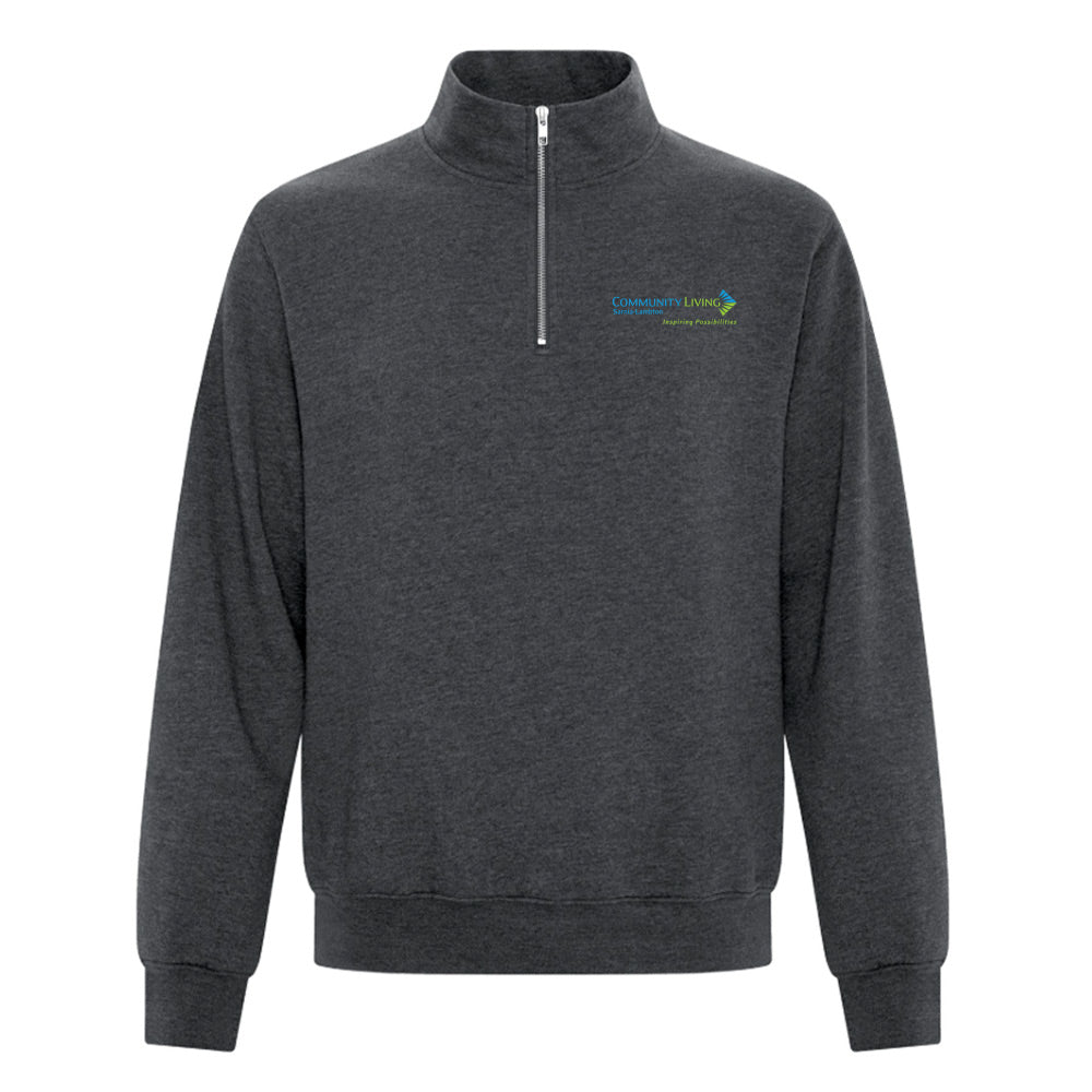 Community Living Sarnia-Lambton Adult Fleece 1/4 Zip Sweatshirt