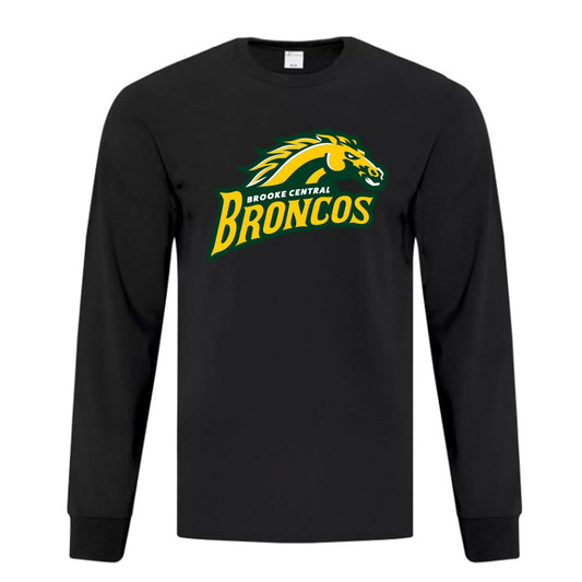 Brooke Central Adult Everyday Cotton Long Sleeve T-Shirt