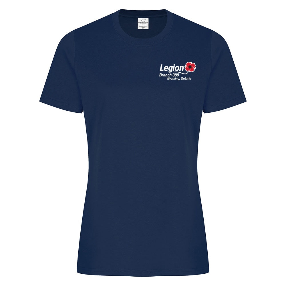 Wyoming Legion Branch 388 Ladies' Ring Spun Cotton T-Shirt