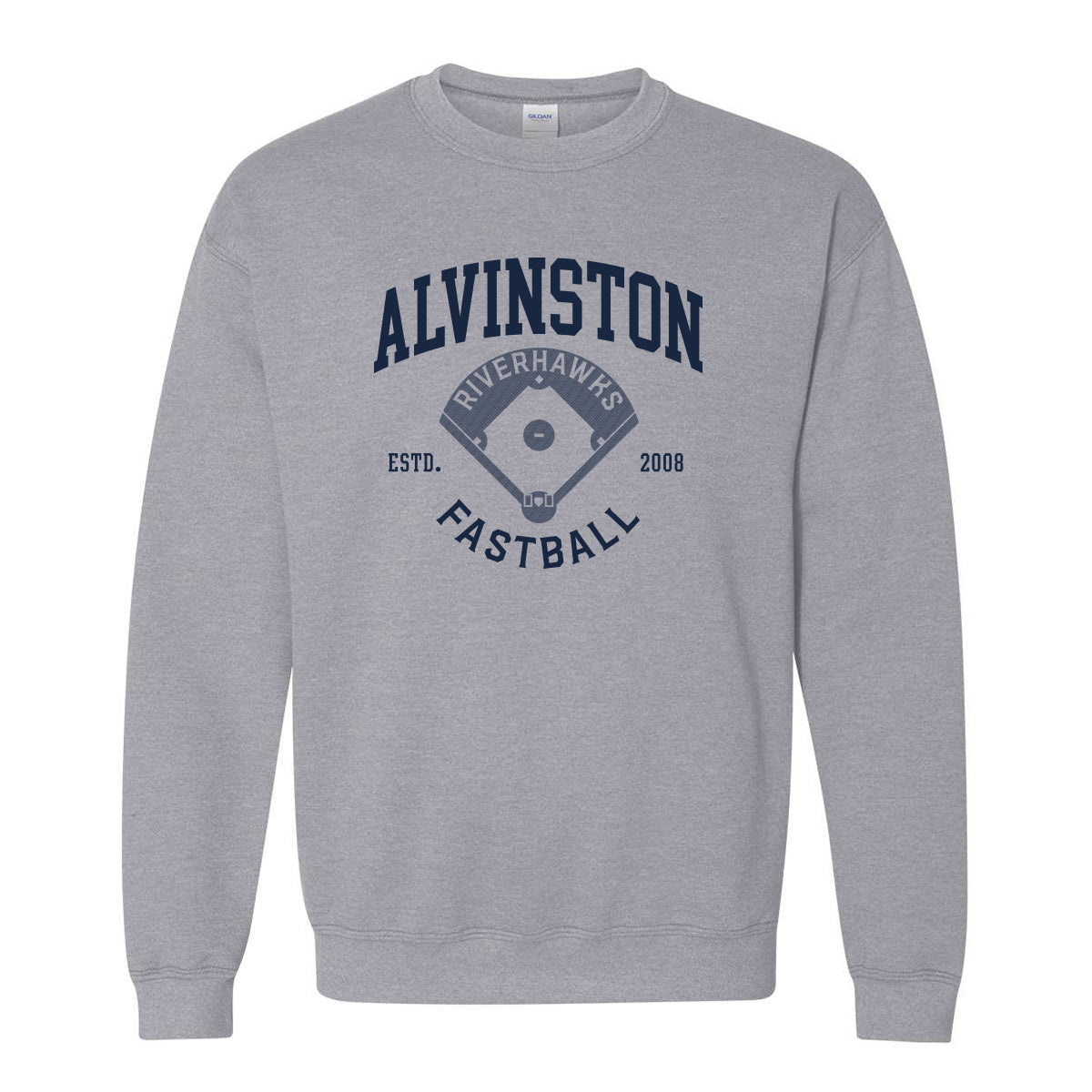 Alvinston Riverhawks Adult Crewneck Sweatshirt