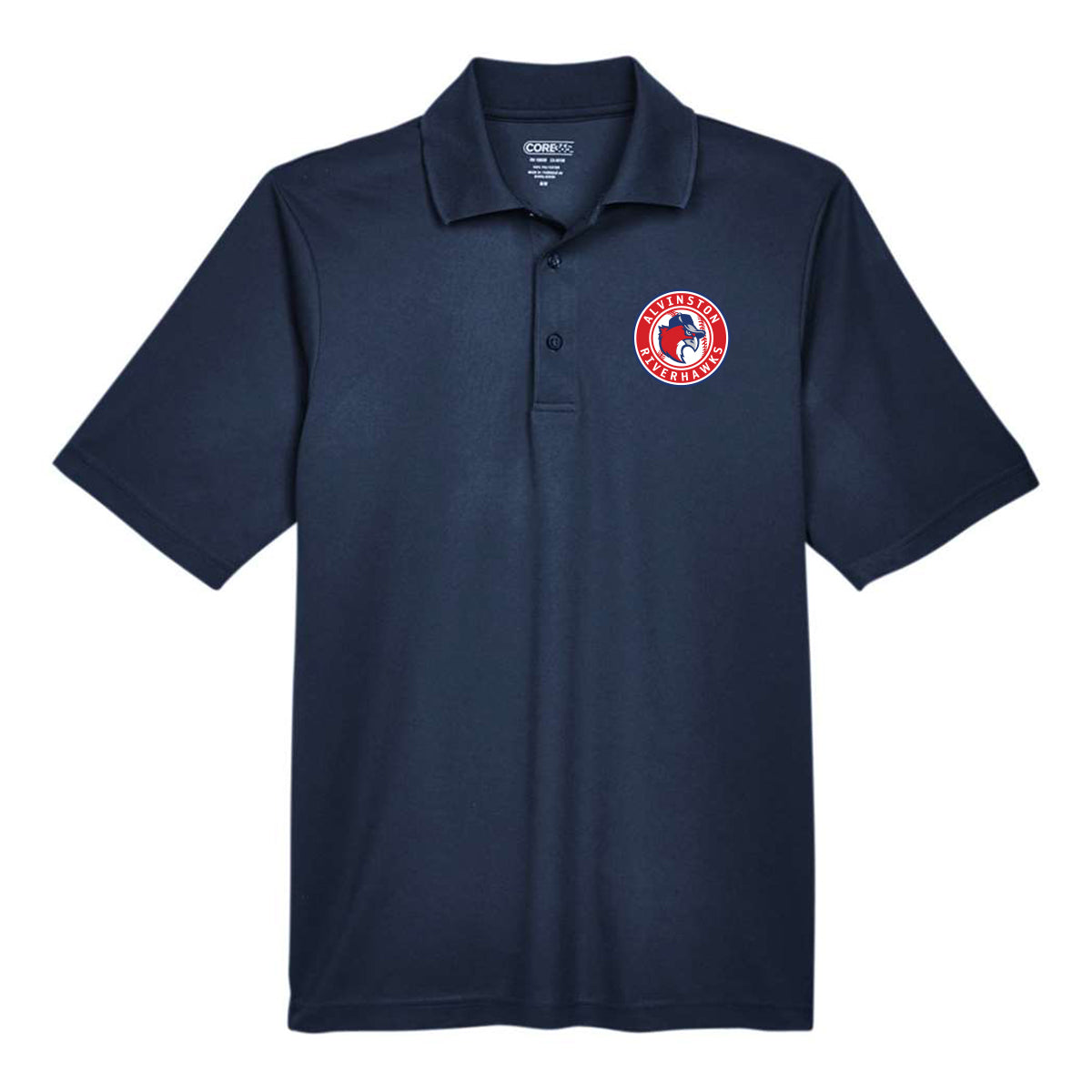 Alvinston Riverhawks Adult Origin Performance Pique Polo