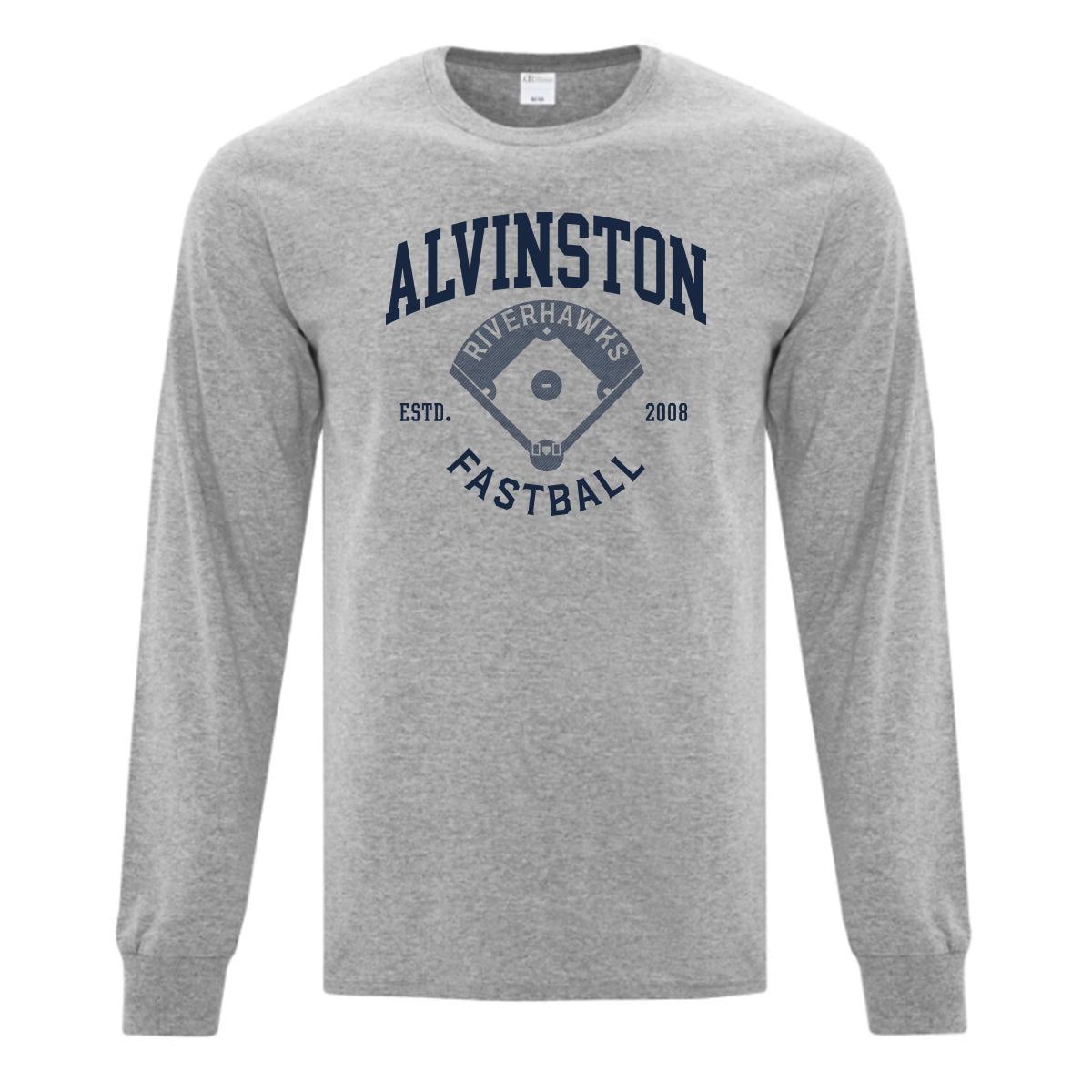Alvinston Riverhawks Youth Everyday Cotton Long Sleeve T-Shirt