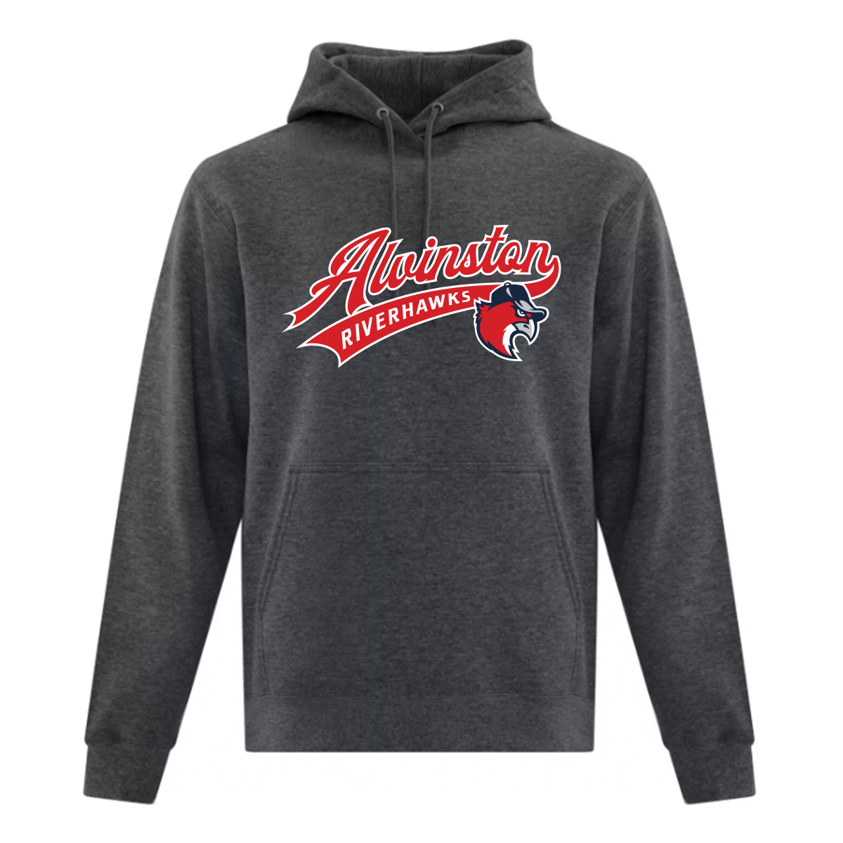 Alvinston Riverhawks Adult Everyday Fleece Hooded Sweatshirt
