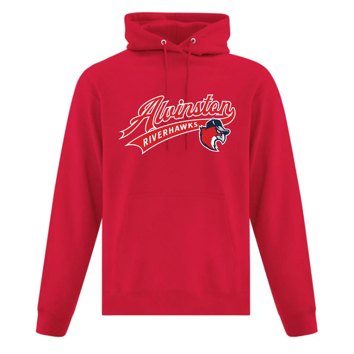 Alvinston Riverhawks Adult Everyday Fleece Hooded Sweatshirt
