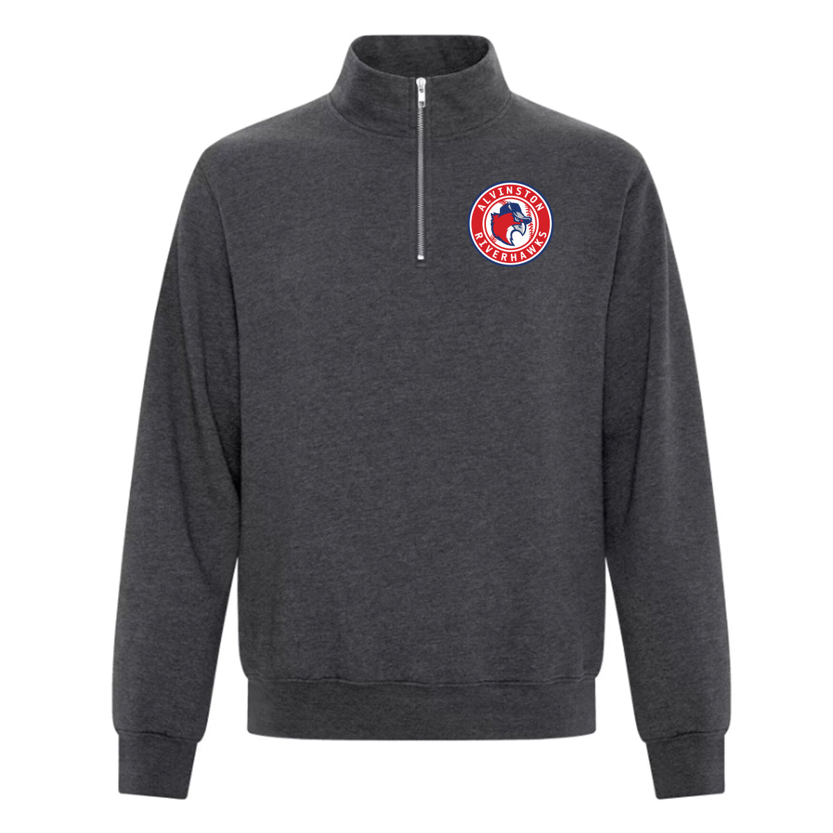 Alvinston Riverhawks Adult Everyday Fleece 1/4 Zip Sweatshirt