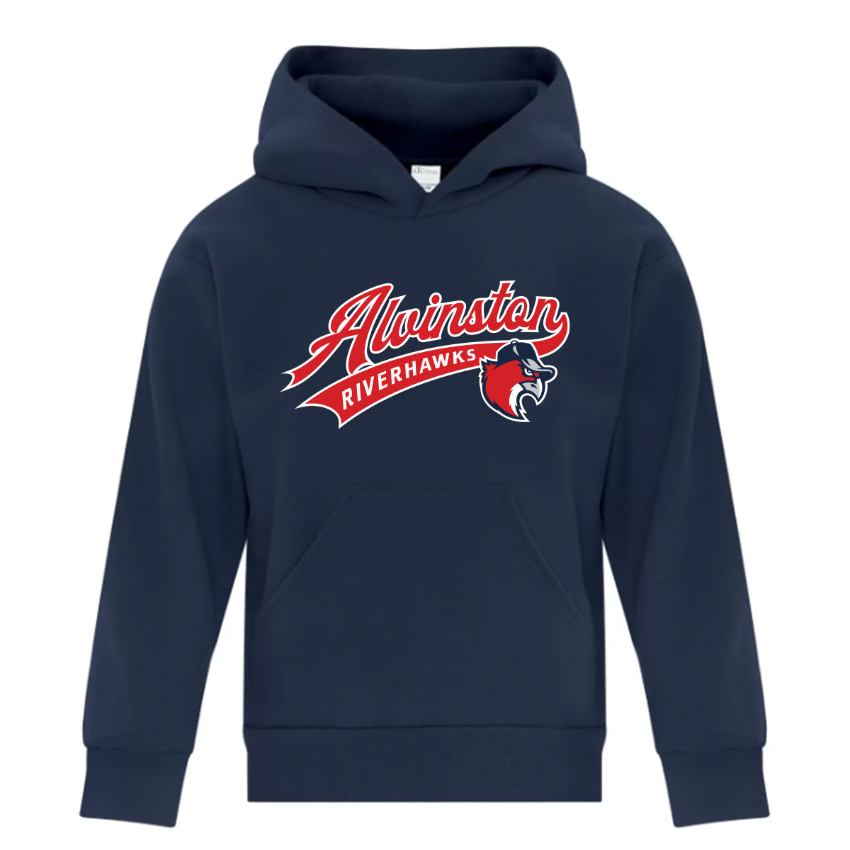 Alvinston Riverhawks Youth Everyday Fleece Hooded Sweatshirt