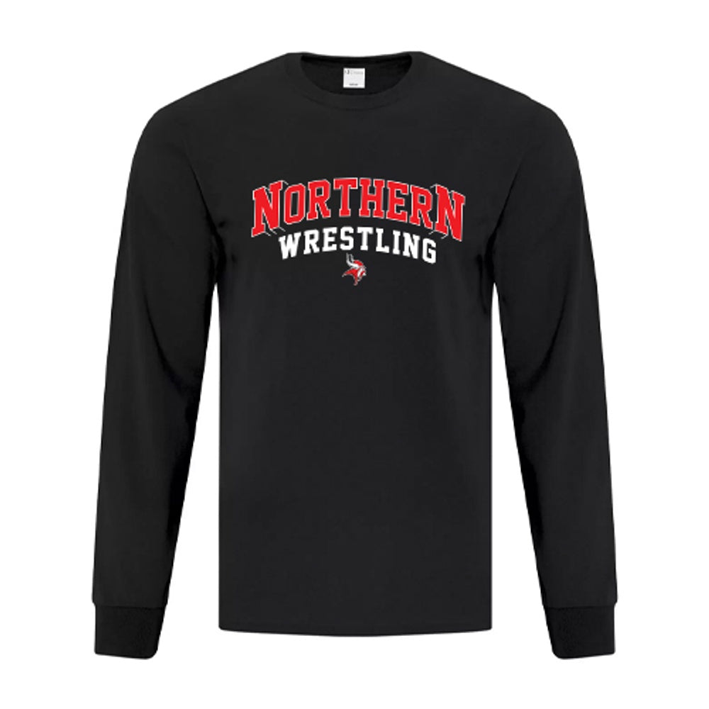 Northern Wrestling Adult Everyday Cotton Long Sleeve T-Shirt