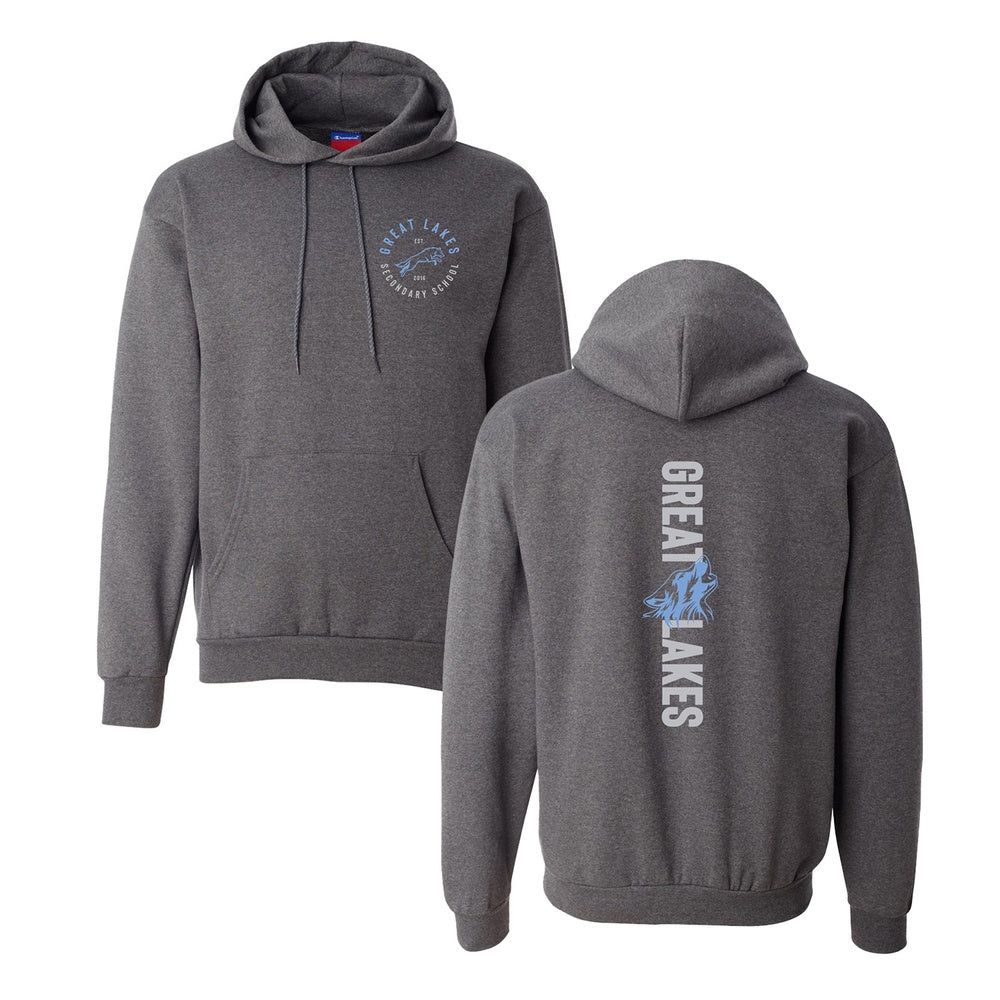 Great Lakes Adult Champion Powerblend Hooded Sweatshirt