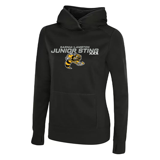 Lambton Jr Sting AAA Ladies' Game Day Fleece Hooded Sweatshirt