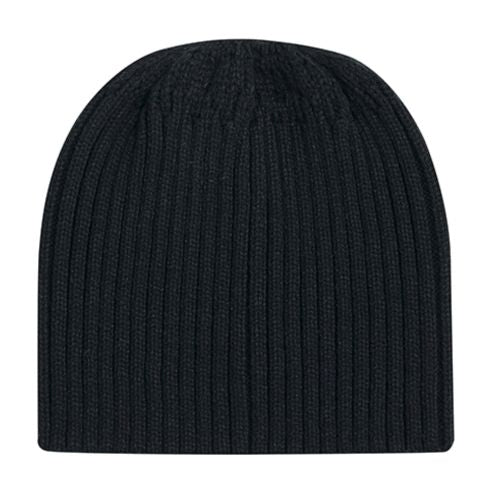 ACRYLIC-TOQUE WITH PONY TAIL OPENING