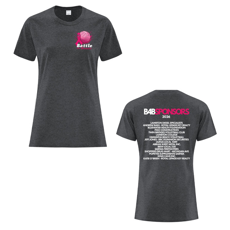 Battle for Breasts Ladies' Cotton T-Shirt