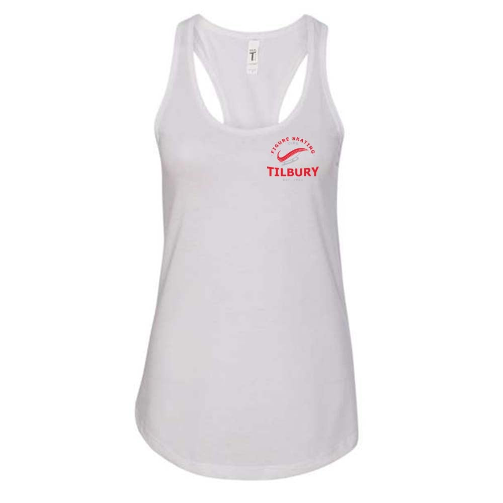 Tilbury Figure Skating Ladies' Ideal Racerback Tank (Alt. Logo)