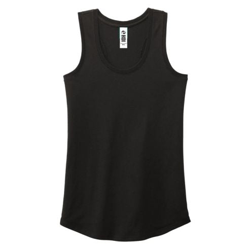 FerociTees 'Noice' Brooklyn Triblend Racerback Tank Top For Women - Charcoal Grey, X-Large - View #12