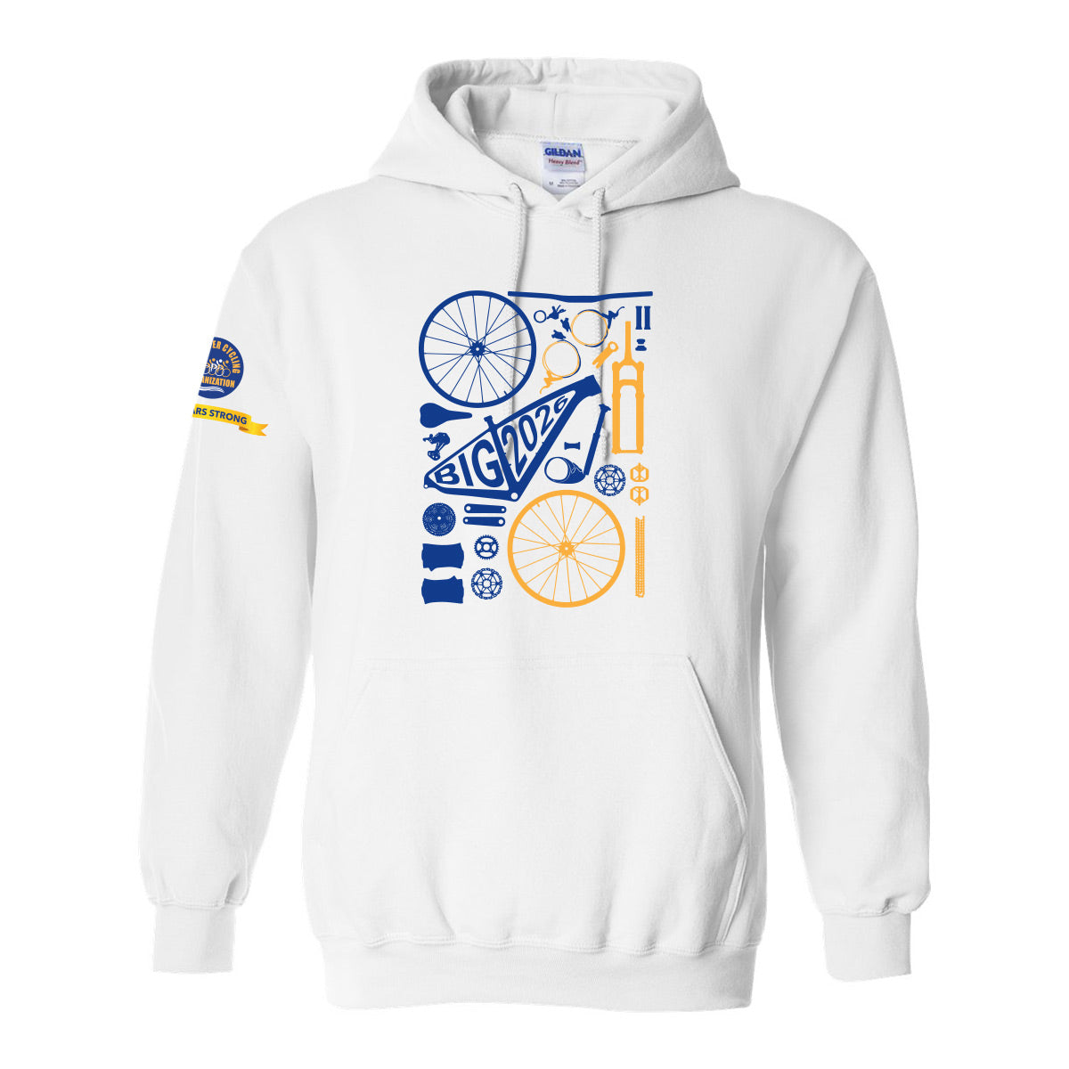 Bluewater Cycling Big 2026 Adult Fleece Hooded Sweatshirt