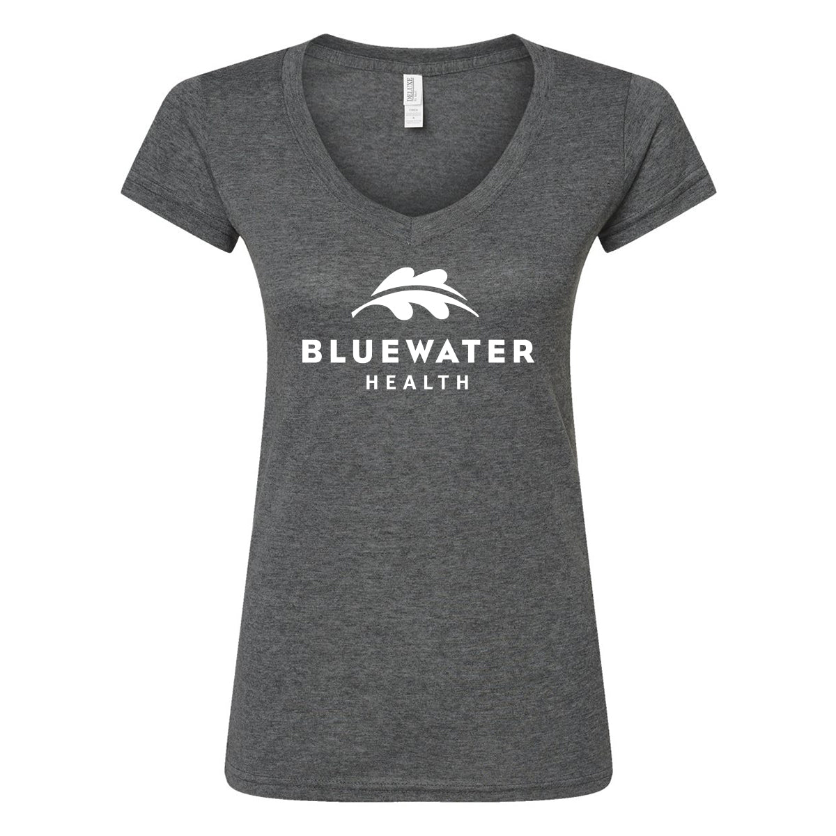 Bluewater Health Ladies' Deluxe Blend V-Neck T-Shirt