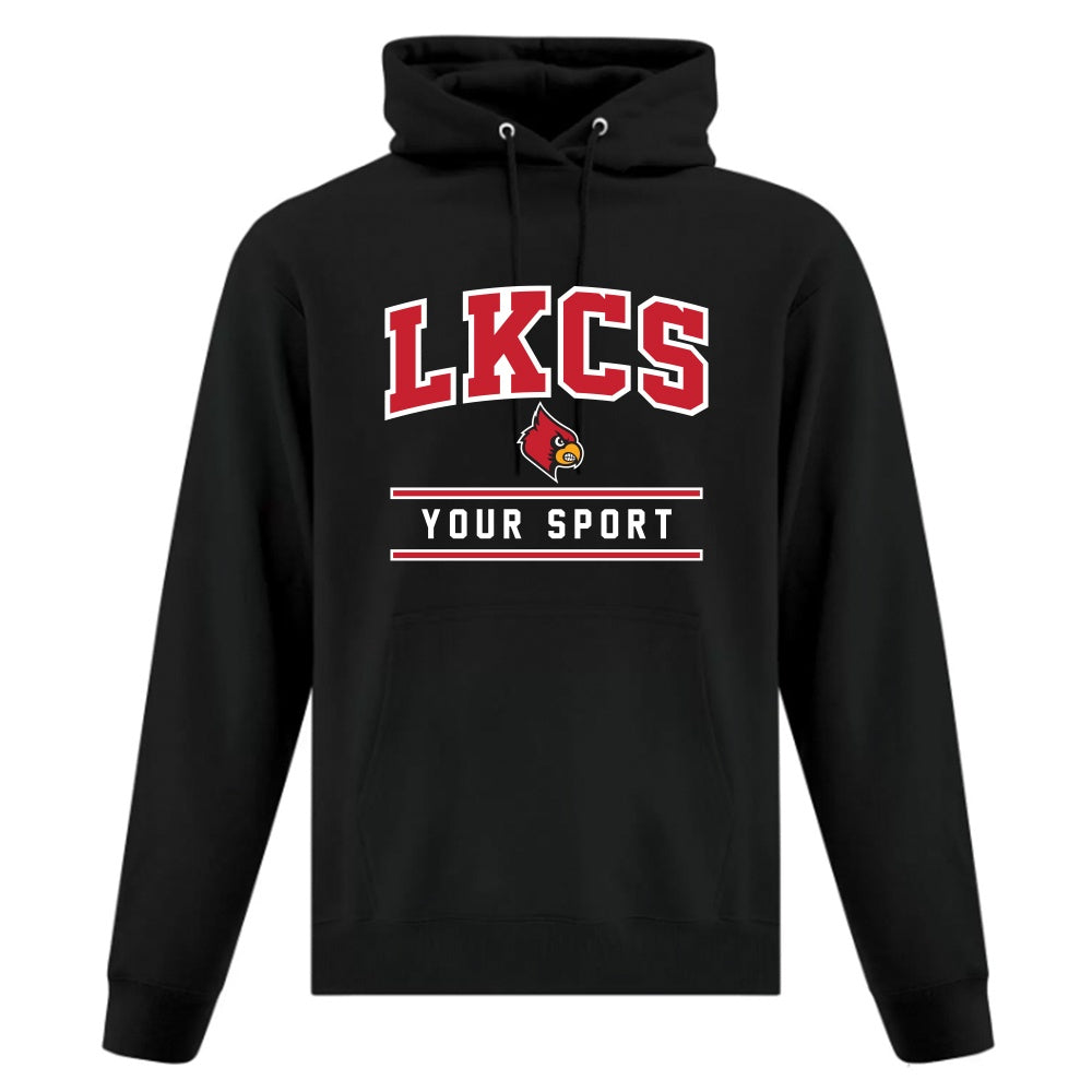 Lambton Kent Composite School Athletics Adult Everyday Fleece Hooded Sweatshirt