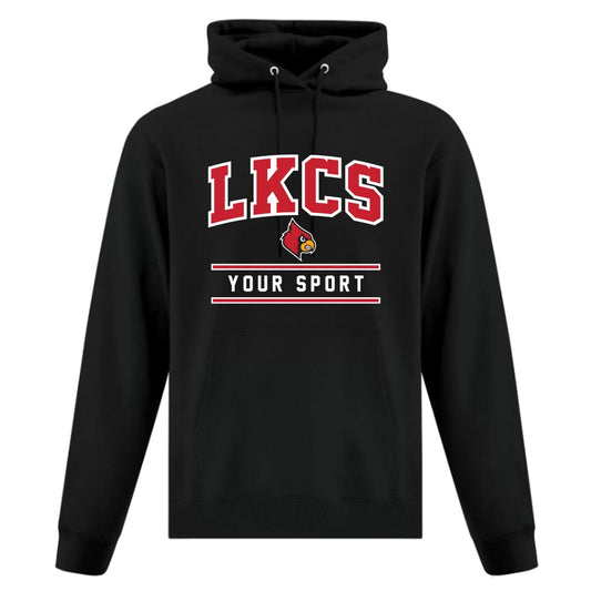 Lambton Kent Composite School Athletics Adult Everyday Fleece Hooded Sweatshirt