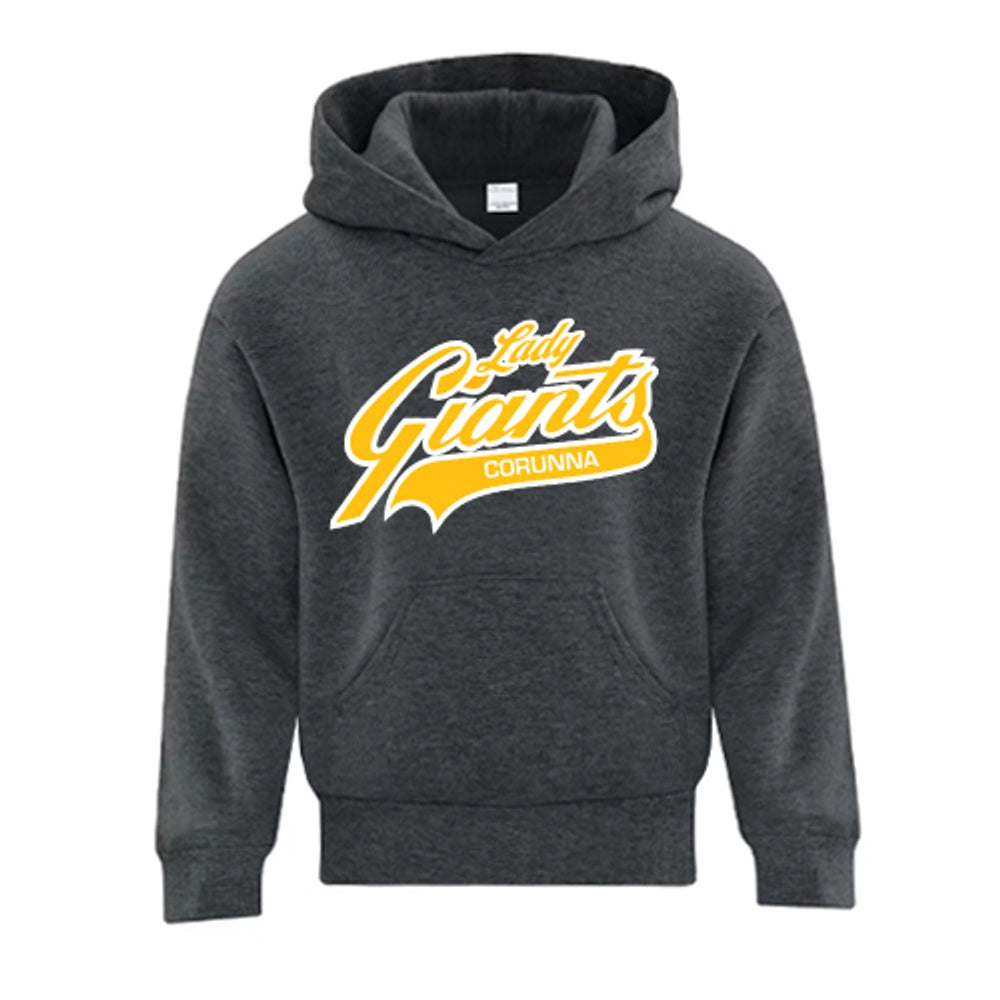Corunna Lady Giants Youth Fleece Hooded Sweatshirt