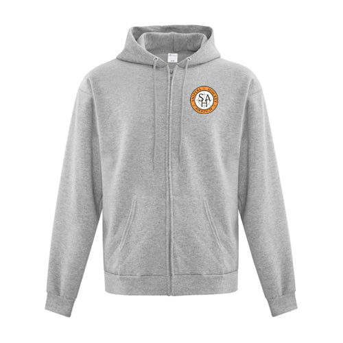SHA Hockey Adult Everyday Fleece Full Zip Hooded Sweatshirt